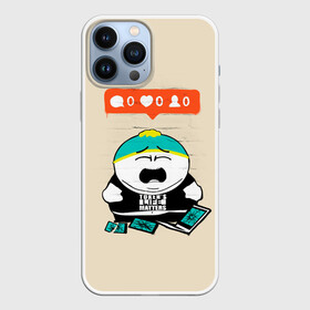 Чехол для iPhone 13 Pro Max с принтом Ноль лайков в Новосибирске,  |  | banksy | cartman | south park | бэнкси | мульт | мультфильм | эрик картман | южный парк