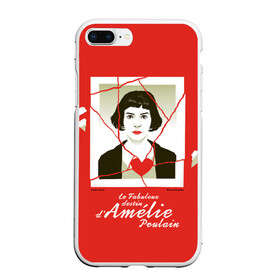 Чехол для iPhone 7Plus/8 Plus матовый с принтом Amelie в Новосибирске, Силикон | Область печати: задняя сторона чехла, без боковых панелей | amelie | french comedy | heart | photograph | the fabulous destiny of amelie poulain | torn | амели | комедия | невероятная судьба амели пулен | разорванная | романтическая | сердце | фотография | французская