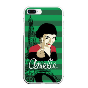 Чехол для iPhone 7Plus/8 Plus матовый с принтом Amelie в Новосибирске, Силикон | Область печати: задняя сторона чехла, без боковых панелей | amelie | eiffel tower | french comedy | holding a spoon | paris | the fabulous destiny of amelie poulain | амели | держит ложку | комедия | невероятная судьба амели пулен | париж | романтическая | французская | эйфелева башня