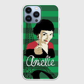 Чехол для iPhone 13 Pro Max с принтом Amelie в Новосибирске,  |  | amelie | eiffel tower | french comedy | holding a spoon | paris | the fabulous destiny of amelie poulain | амели | держит ложку | комедия | невероятная судьба амели пулен | париж | романтическая | французская | эйфелева башня