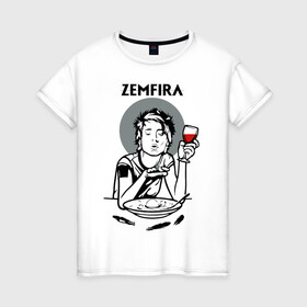 Женская футболка хлопок с принтом ZEMFIRA | Земфира в Новосибирске, 100% хлопок | прямой крой, круглый вырез горловины, длина до линии бедер, слегка спущенное плечо | group | russian rock | zemfira | zемфира | автор исполнитель | группа | женский | земфира | земфирка | земфирочка | инди рок | композитор | певица | писательница | поп рок | поэтесса | рамазанова | русский рок