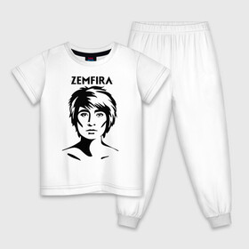 Детская пижама хлопок с принтом ZEMFIRA эскиз портрет в Новосибирске, 100% хлопок |  брюки и футболка прямого кроя, без карманов, на брюках мягкая резинка на поясе и по низу штанин
 | group | russian rock | zemfira | zемфира | автор исполнитель | группа | женский | земфира | земфирка | земфирочка | инди рок | композитор | певица | писательница | поп рок | поэтесса | рамазанова | русский рок