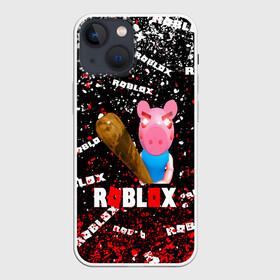 Чехол для iPhone 13 mini с принтом Roblox piggy Свинка Пигги. в Новосибирске,  |  | game | roblox | roblox piggy свинка пигги | блок | игра | игрушка | лего | персонажи | персонажи из кубиков | роблокс | робот