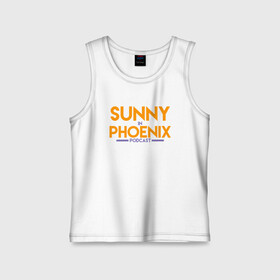 Детская майка хлопок с принтом Sunny In Phoenix в Новосибирске,  |  | basketball | mvp | nba | phoenix | sport | streetball | suns | аризона | баскетбол | игра | крис пол | мяч | нба | санс | спорт | стритбол | тренер | финикс | чемпион