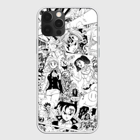 Чехол для iPhone 12 Pro Max с принтом Семь смертных грехов, манга в Новосибирске, Силикон |  | Тематика изображения на принте: ban | escanor | meliodas | merlin | аниме | бан | гаутер | манга | мелиодас | мерлин | эсканор