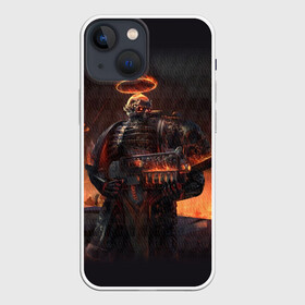 Чехол для iPhone 13 mini с принтом Легион проклятых в Новосибирске,  |  | damned | warhammer | вархаммер | космодес | легион проклятых | череп