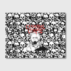 Альбом для рисования с принтом Cannibal Corpse | Труп Каннибала (Z) в Новосибирске, 100% бумага
 | матовая бумага, плотность 200 мг. | Тематика изображения на принте: cannibal | cannibal corpse | corpse | death metal | deathgrind | алекс уэбстер | брутальный дэт метал | дэт метал | дэтграйнд | пол мазуркевич | роб барретт | труп каннибала