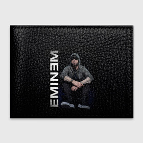 Обложка для студенческого билета с принтом EMINEM в Новосибирске, натуральная кожа | Размер: 11*8 см; Печать на всей внешней стороне | 8 mile | d12 | eminem | gangsta | god | hip hop | marshall | music | rap | shady | slim | usa | белый | бог | маршал | музыка | рэп | слим шеди | сша | хип хоп | эминем