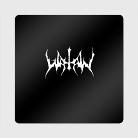Магнит виниловый Квадрат с принтом Watain в Новосибирске, полимерный материал с магнитным слоем | размер 9*9 см, закругленные углы | Тематика изображения на принте: black metal | rock | watain | блэк метал | ватайн | группы | метал | рок