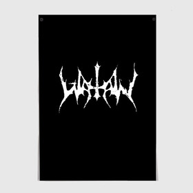 Постер с принтом Watain в Новосибирске, 100% бумага
 | бумага, плотность 150 мг. Матовая, но за счет высокого коэффициента гладкости имеет небольшой блеск и дает на свету блики, но в отличии от глянцевой бумаги не покрыта лаком | black metal | rock | watain | блэк метал | ватайн | группы | метал | рок