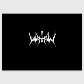 Поздравительная открытка с принтом Watain в Новосибирске, 100% бумага | плотность бумаги 280 г/м2, матовая, на обратной стороне линовка и место для марки
 | black metal | rock | watain | блэк метал | ватайн | группы | метал | рок