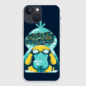 Чехол для iPhone 13 mini с принтом Монстр Псайдак в Новосибирске,  |  | anime | pokemon | poket monster | poketmon | аниме | анимэ | карманные монстры | покемон | псайдак | утка