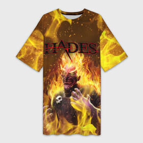 Платье-футболка 3D с принтом Hades | Гадес (Z) в Новосибирске,  |  | aid | hades | nyx | roguelike | thanatos | zagreus | аид | гадес | загрей | никс | рогалик | танатос