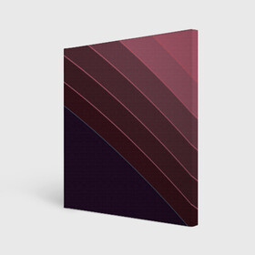 Холст квадратный с принтом Коричнево-фиолетовый узор  в Новосибирске, 100% ПВХ |  | Тематика изображения на принте: абстрактный | геометрический | диагональный узор | коричневый | косые полосы | современный | фиолетовый | шоколадный