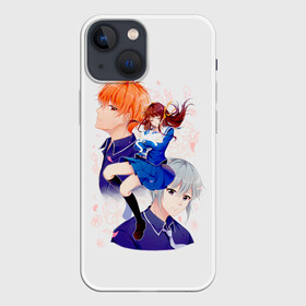 Чехол для iPhone 13 mini с принтом Корзинка фруктов в Новосибирске,  |  | fruits basket | kyou souma | tooru honda | yuki souma | аниме корзинка фруктов | кё сома | корзинка фруктов | корзинка фруктов аниме | тору хонда | фруктовая корзина | юки сома