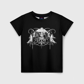 Детская футболка 3D с принтом Horna в Новосибирске, 100% гипоаллергенный полиэфир | прямой крой, круглый вырез горловины, длина до линии бедер, чуть спущенное плечо, ткань немного тянется | black metal | horna | metal | rock | группа | метал | рок | роцк | хорна