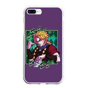 Чехол для iPhone 7Plus/8 Plus матовый с принтом Dio Brando. JoJo в Новосибирске, Силикон | Область печати: задняя сторона чехла, без боковых панелей | adventure | bizarre | brando | dio | jo | joestar | joseph | josuke | jotaro | kujo | lisa | speedwagon | the | world | абдул | брандо | бруно | джо | джозеф | джолин | джонатан | джорно | джоске | джостар | джотаро | дио | какёин | куджо | лиза | невероя