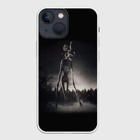 Чехол для iPhone 13 mini с принтом СИРЕНОГОЛОВЫЙ (старый фильм) в Новосибирске,  |  | retro | siren head | гуманоид | игра | монстр | ретро | сиреноголовый | существо | хоррор