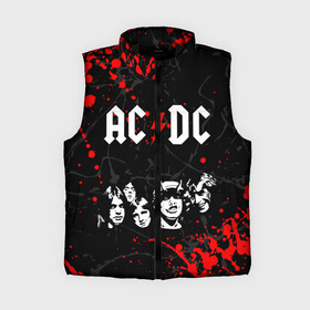 Женский жилет утепленный 3D с принтом AC DC HIGHWAY TO HELL в Новосибирске,  |  | ac dc | angus young. | back in black | brian johnson | hells bells | highway to hell | rock | thunderstruck | tnt | ангус янг | брайан джонсон | группа | музыка | рок | эйси диси