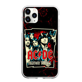 Чехол для iPhone 11 Pro матовый с принтом AC DC HIGHWAY TO HELL в Новосибирске, Силикон |  | ac dc | angus young. | back in black | brian johnson | hells bells | highway to hell | rock | thunderstruck | tnt | ангус янг | брайан джонсон | группа | музыка | рок | эйси диси