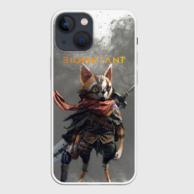 Чехол для iPhone 13 mini с принтом BIOMUTANT | БИОМУТАНТ (Z) в Новосибирске,  |  | biomutant | commando | cyfreaks | damdon | dead eye | hyra | mercenary | primal | rpg | saboteur | sentinel | биомутант | дамдон | диверсант | кунг фу сказка | постапокалиптический мир | рпг