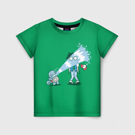 Детская футболка 3D с принтом Неугомонный Сквиртл в Новосибирске, 100% гипоаллергенный полиэфир | прямой крой, круглый вырез горловины, длина до линии бедер, чуть спущенное плечо, ткань немного тянется | anime | pokemon | poket monster | poketmon | squirtle | аниме | анимэ | карманные монстры | покемон | сквиртл