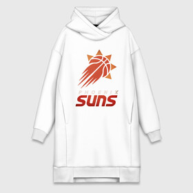 Платье-худи хлопок с принтом Suns Basketball в Новосибирске,  |  | basketball | mvp | nba | phoenix | sport | streetball | suns | аризона | баскетбол | игра | крис пол | мяч | нба | санс | спорт | стритбол | тренер | финикс | чемпион