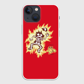 Чехол для iPhone 13 mini с принтом Знакомство с Пикачу в Новосибирске,  |  | anime | pikachu | pokemon | poket monster | poketmon | аниме | анимэ | карманные монстры | пикачу | покемон