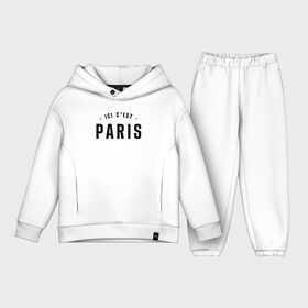 Детский костюм хлопок Oversize с принтом ICI CEST PARIS   МЕССИ в Новосибирске,  |  | ici cest paris | lionel messi | paris saint germain football club | psg | лионель месси | пари сен жермен | псж | франция.