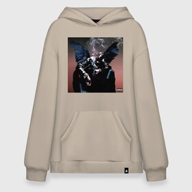 Худи SuperOversize хлопок с принтом Travis Scott Birds in the Trap в Новосибирске, 70% хлопок, 30% полиэстер, мягкий начес внутри | карман-кенгуру, эластичная резинка на манжетах и по нижней кромке, двухслойный капюшон
 | birds in the trap | travis scott | альбом | знаменитость | крылья | обложка альбома | рэп | трэвис скотт | хип хоп