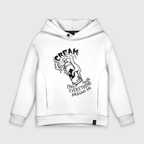 Детское худи Oversize хлопок с принтом Graffiti Cream в Новосибирске, френч-терри — 70% хлопок, 30% полиэстер. Мягкий теплый начес внутри —100% хлопок | боковые карманы, эластичные манжеты и нижняя кромка, капюшон на магнитной кнопке | black | cream | gza | hip hop | method man | music | new york | odb | old school | rap | rza | wu tang | wu tang clan | аудио | винил | ву тэнг | граффити | диджей | кассета | микрофон | музыка | нью йорк | пластинка | рэп | рэпер | хип хоп