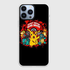 Чехол для iPhone 13 Pro Max с принтом Dead inside в Новосибирске,  |  | anime | pokemon | poket monster | poketmon | squirtle | аниме | анимэ | бульбазавр | зомби | карманные монстры | пикачу | покемон | сквиртл | чермандер