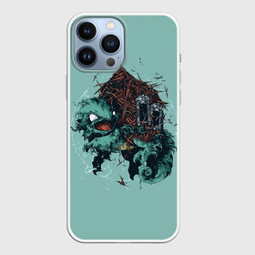 Чехол для iPhone 13 Pro Max с принтом Домик Сквиртла в Новосибирске,  |  | Тематика изображения на принте: anime | pokemon | poket monster | poketmon | squirtle | аниме | анимэ | карманные монстры | покемон | сквиртл