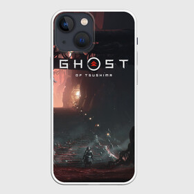 Чехол для iPhone 13 mini с принтом Samurai | Ghost of Tsushima (Z) в Новосибирске,  |  | game | ghost of tsushima | jin sakai | ninja | samurai | the ghost of tsushim | буке | вакидзаси | воин | вояк | дайсё | дзин сакай | иайто | игра | катана | кодати | мононофу | мститель | мушя | ниндзя | нодати | одати | призрак цусимы | с