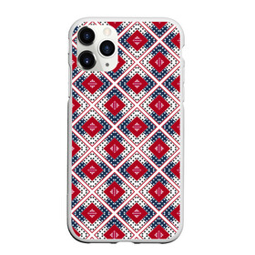 Чехол для iPhone 11 Pro Max матовый с принтом Красно-синий плед -клетка в Новосибирске, Силикон |  | Тематика изображения на принте: абстрактный | геометрический | красный | плед | пэчворк | синий | современный | этнический