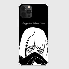 Чехол для iPhone 12 Pro Max с принтом Happier Than Ever, Билли Айлиш в Новосибирске, Силикон |  | be | billie eilish | happier than ever | pop art | билли айлиш | инди поп | музыка