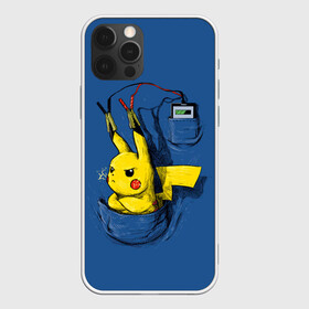 Чехол для iPhone 12 Pro Max с принтом Пикачу - зарядка в Новосибирске, Силикон |  | anime | pikachu | pokemon | poket monster | poketmon | аниме | анимэ | карманные монстры | пикачу | покемон