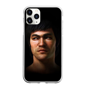Чехол для iPhone 11 Pro матовый с принтом Bruce в Новосибирске, Силикон |  | bruce lee | karate | брюс ли | джеки чан | карате | цитата