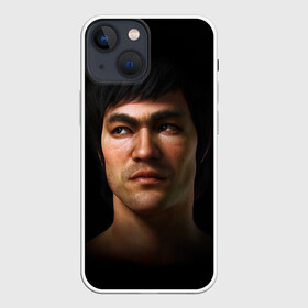 Чехол для iPhone 13 mini с принтом Bruce в Новосибирске,  |  | bruce lee | karate | брюс ли | джеки чан | карате | цитата