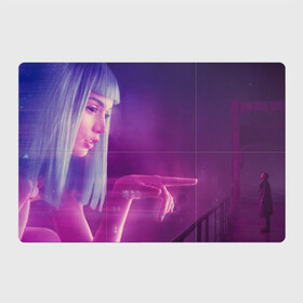 Магнитный плакат 3Х2 с принтом Blade Runner знаменитый кадр в Новосибирске, Полимерный материал с магнитным слоем | 6 деталей размером 9*9 см | blade runner 2049 | cyberpunk | future | hologram | neon | ryan gosling | бегущий по лезвию 2049 | будущее | голограмма | киберпанк | неон | райан гослинг | фильмы