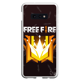 Чехол для Samsung S10E с принтом Free Fire | Фри фаер в Новосибирске, Силикон | Область печати: задняя сторона чехла, без боковых панелей | ff | free fire | freefire | garena | grand master | master | гарена | гранд мастер | грандмастер | лига | мастер | паттерн | текстура | фре фаер | фри фаер | фри файр | фрифайр | фф