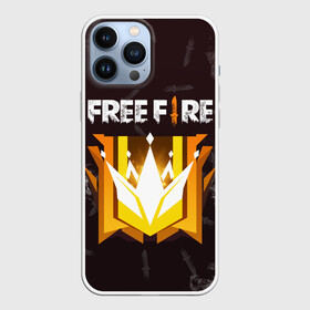 Чехол для iPhone 13 Pro Max с принтом Free Fire | Фри фаер в Новосибирске,  |  | ff | free fire | freefire | garena | grand master | master | гарена | гранд мастер | грандмастер | лига | мастер | паттерн | текстура | фре фаер | фри фаер | фри файр | фрифайр | фф