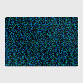 Магнитный плакат 3Х2 с принтом Абстрактный зелено-синий узор  в Новосибирске, Полимерный материал с магнитным слоем | 6 деталей размером 9*9 см | абстрактный | вкрапления | зеленый | молодежный | мраморный | синий | современный | черный и синий