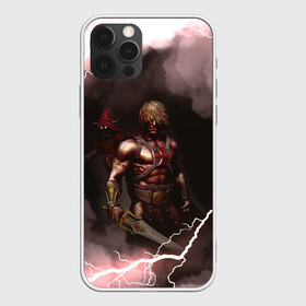 Чехол для iPhone 12 Pro с принтом HE-MAN и ORKO | Masters of the Universe (Z) в Новосибирске, силикон | область печати: задняя сторона чехла, без боковых панелей | Тематика изображения на принте: he man | masters of the universe | mult | orka | orko | she ra | властелины вселенной | мульт | мультфильм | орка | орко | хи ман | хи мен | хи мэн