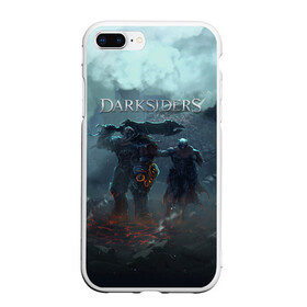 Чехол для iPhone 7Plus/8 Plus матовый с принтом Darksiders | Гнев Войны (Z) в Новосибирске, Силикон | Область печати: задняя сторона чехла, без боковых панелей | azrael | darksiders | darksiders 2 | darksiders 3 | griever | silitha | tiamat | ulthane | vulgrim | wrath of war | всадник апокалипсиса | гнев войны | обугленный совет | руина | ультэйн | чёрный молот