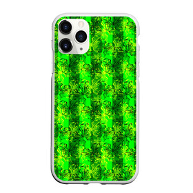 Чехол для iPhone 11 Pro матовый с принтом Неоновый полосатый узор  в Новосибирске, Силикон |  | Тематика изображения на принте: бабочки | вертикальные полосы | зеленый | летний | неоновый | неоновый зеленый | современный | яркий узор