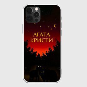 Чехол для iPhone 12 Pro с принтом Агата Кристи чудеса в Новосибирске, силикон | область печати: задняя сторона чехла, без боковых панелей | agatha christie | gleb samoilov | rock band | the matrixx | vadim samoilov | агата кристи | альтернативный | арт | вадим самойлов | волки | глеб самойлов | глэм | готик | метал | новая волна | ночь | панк | постпанк | психоделический