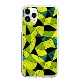 Чехол для iPhone 11 Pro матовый с принтом Гранжевый яркий зеленый  в Новосибирске, Силикон |  | абстрактный | гранжевая текстура | зеленый | летний | молодежный | современный | ярко желтый