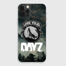 Чехол для iPhone 12 Pro с принтом LONE VOLKI | DAYZ (Z) в Новосибирске, силикон | область печати: задняя сторона чехла, без боковых панелей | apocalypse | arma 2 | dayz | game | survival horror | zombie | апокалипсис | арма | арма 2 | дейзи | зомби | зомби апокалипсисом | игра | мертвецы | симулятор выживания | ходячик мертвецы