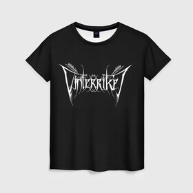 Женская футболка 3D с принтом Vinterriket в Новосибирске, 100% полиэфир ( синтетическое хлопкоподобное полотно) | прямой крой, круглый вырез горловины, длина до линии бедер | ambient | metal | rock | vinterriket | метал | музыка | рок | эмбиент